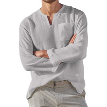 Ladda upp bild till gallerivisning, Men‘s Long-sleeved Linen Shirt