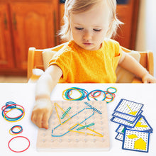 Ladda upp bild till gallerivisning, Geoboard av trä
