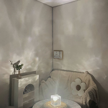 Ladda upp bild till gallerivisning, Nattljus med roterande vattenmönster