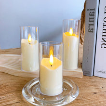 Ladda upp bild till gallerivisning, đŻïž3D-glas realistiskt varmt ljus LED-ljus