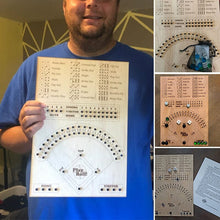 Ladda upp bild till gallerivisning, Brädspel med basebolltärningar