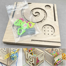 Ladda upp bild till gallerivisning, Allt-i-ett trägarnskål - multifunktionellt stickverktyg