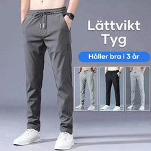 Ladda upp bild till gallerivisning, Fritidsbyxor i issilke för män