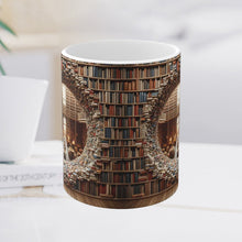 Ladda upp bild till gallerivisning, 3D bokhyllor Bibliotek Bokälskare Keramisk mugg