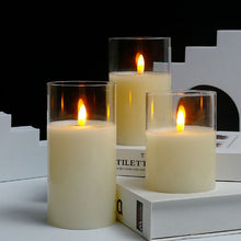 Ladda upp bild till gallerivisning, đŻïž3D-glas realistiskt varmt ljus LED-ljus