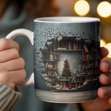 Ladda upp bild till gallerivisning, 3D bokhylla kaffemugg