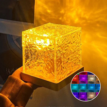 Ladda upp bild till gallerivisning, Nattljus med roterande vattenmönster