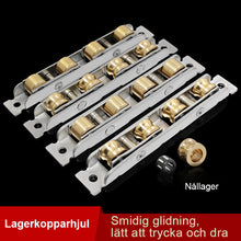 Ladda upp bild till gallerivisning, Remskiva i rostfritt stål och koppar (2 st)
