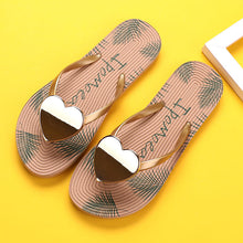 Ladda upp bild till gallerivisning, Hjärtflip flops för kvinnor