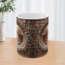 Ladda upp bild till gallerivisning, 3D bokhyllor Bibliotek Bokälskare Keramisk mugg