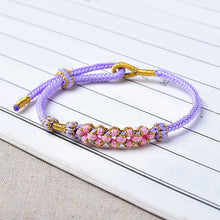 Ladda upp bild till gallerivisning, Persikoblommknyt Armband