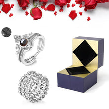 Ladda upp bild till gallerivisning, Silver Ring, Armband Och Pussel Smyckeskrin