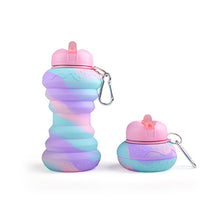 Ladda upp bild till gallerivisning, Söta hopfällbara vattenflaskor i silikon