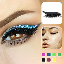Ladda upp bild till gallerivisning, Vattentät och återanvändbar eyeliner och ögonfransdekal