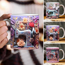 Ladda upp bild till gallerivisning, 3D Sewing Machine Printed Water Cup