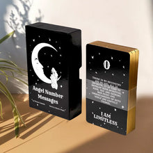 Ladda upp bild till gallerivisning, Ängelnummermeddelanden och bekräftelse Oracle Deck