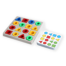 Ladda upp bild till gallerivisning, Formmatchning och fÀrgsensoriskt pedagogiskt spel
