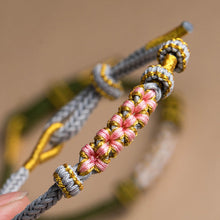 Ladda upp bild till gallerivisning, Persikoblommknyt Armband