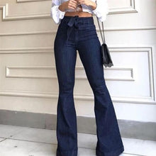 Ladda upp bild till gallerivisning, Jeans Med Hög Midja vid Ben