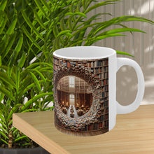 Ladda upp bild till gallerivisning, 3D bokhyllor Bibliotek Bokälskare Keramisk mugg