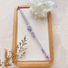 Ladda upp bild till gallerivisning, đ©·Till min dotter/barnbarnsdotter đ©· - Armband med knut av persikoblommor