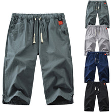 Ladda upp bild till gallerivisning, Fempunktsshorts i bomull och linne