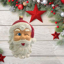Ladda upp bild till gallerivisning, Julhängande julpynt - jultomten