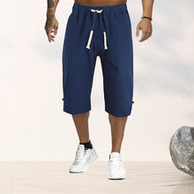 Ladda upp bild till gallerivisning, Fempunktsshorts i bomull och linne