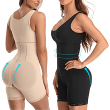 Ladda upp bild till gallerivisning, Slimmad bodysuit med dragkedja för kvinnor