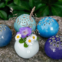 Ladda upp bild till gallerivisning, Harts handgjord vas blomma sten bordsdekor