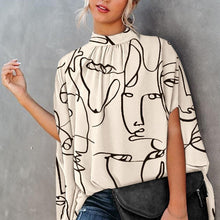 Ladda upp bild till gallerivisning, Tryckt dolman ärm keps