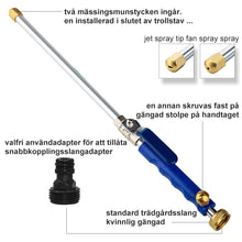 Ladda upp bild till gallerivisning, Högtrycksvattenslang med munstycke
