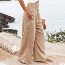 Ladda upp bild till gallerivisning, Smockbyxor med fickor i linneblandning