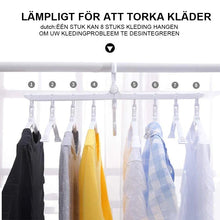 Ladda upp bild till gallerivisning, 8 i 1 Multifunktionell Hopfällbar Hängare för Platsbesparing