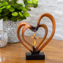 Ladda upp bild till gallerivisning, Jesus Entwined Hearts Cross