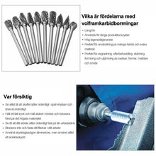 Ladda upp bild till gallerivisning, Slipstiftsats Volfram-stål (10 st)
