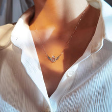 Ladda upp bild till gallerivisning, Anglavingar nyckelben halsband
