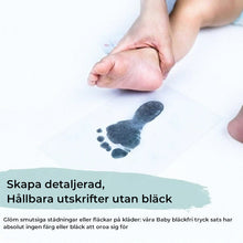 Ladda upp bild till gallerivisning, Kladdfri bebis fotavtryckssats för händer och fötter