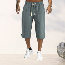 Ladda upp bild till gallerivisning, Fempunktsshorts i bomull och linne