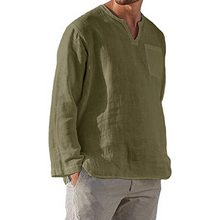 Ladda upp bild till gallerivisning, Men‘s Long-sleeved Linen Shirt
