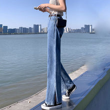 Ladda upp bild till gallerivisning, Jeans med vida ben för kvinnor