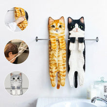 Ladda upp bild till gallerivisning, Söt katt handduk