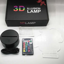 Ladda upp bild till gallerivisning, Elephant 3d illusionslampa