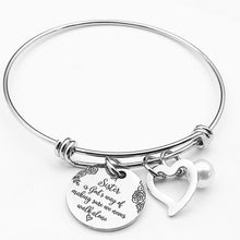 Ladda upp bild till gallerivisning, Förlängningsbar Syster Charm Armband