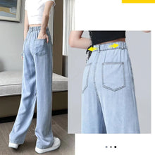 Ladda upp bild till gallerivisning, Jeans med vida ben för kvinnor