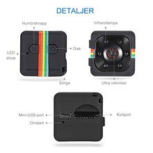 Ladda upp bild till gallerivisning, HD 1080P Utomhus Mini Ăvervakningskamera