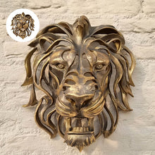 Ladda upp bild till gallerivisning, Lion Head Wall Mounted Art