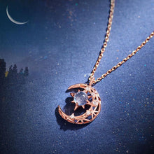 Ladda upp bild till gallerivisning, Astral Måne Halsband