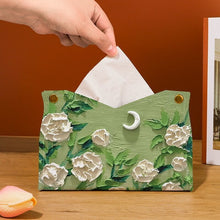 Ladda upp bild till gallerivisning, Servettbox Överdrag Med Oljemålningstryck