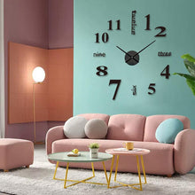 Ladda upp bild till gallerivisning, Modern DIY stansfri väggklocka